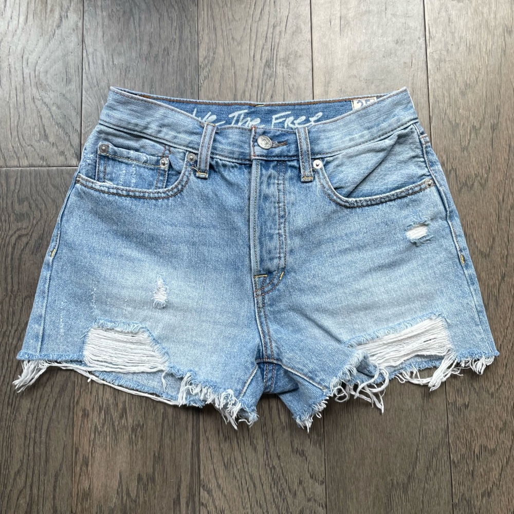 Free People Jean Shorts